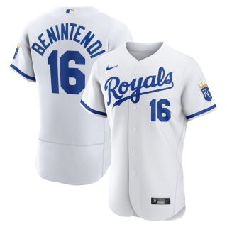 Men's Kansas City Royals Andrew Benintendi Nike White 2022 Home Authentic Player Jersey