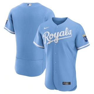 Men's Kansas City Royals Nike Light Blue 2022 Alternate Authentic Jersey