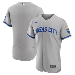 Men's Kansas City Royals Nike Gray 2022 Road Authentic Jersey