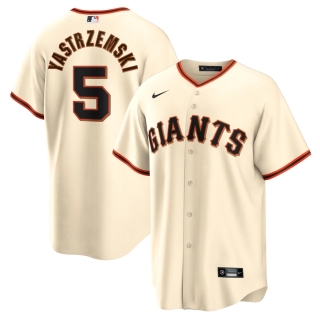 Men's San Francisco Giants Mike Yastrzemski Nike Cream Home Replica Player Jersey