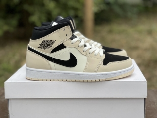 Authentic Air Jordan 1 Mid “Barely Orange”