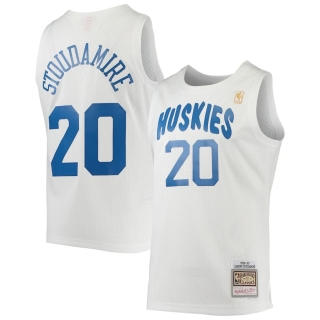 Men's Toronto Raptors Damon Stoudamire Mitchell & Ness White 1996-97 Hardwood Classics Swingman Jersey