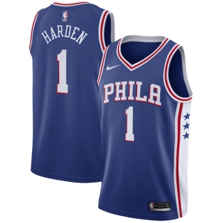 Men's Philadelphia 76ers James Harden Nike Royal 2021-22 Swingman Jersey - Icon Edition