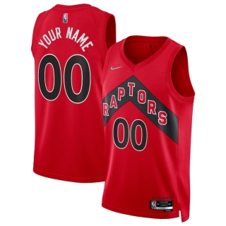 Men's Toronto Raptors Nike Red 2021-22 Diamond Swingman Custom Jersey - Icon Edition