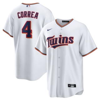 Men's Minnesota Twins Carlos Correa Nike White Replica Player Jersey