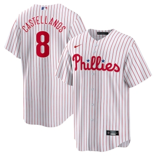 Men's Philadelphia Phillies Nick Castellanos Nike White Replica Player Jersey