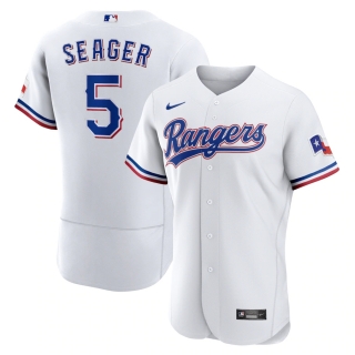 Men's Texas Rangers Corey Seager Nike White Home Authentic Player Jersey