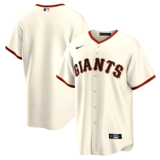 Men's San Francisco Giants Nike Cream Home Blank Replica Jersey