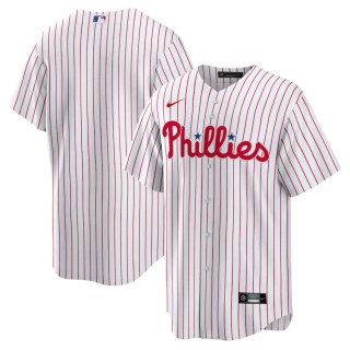 Men's Philadelphia Phillies Nike White Home Blank Replica Jersey