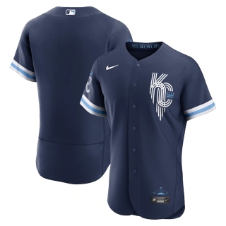 Men's Kansas City Royals Nike Navy 2022 City Connect Authentic Jersey