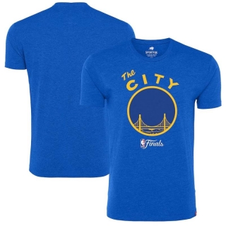 Golden State Warriors Sportiqe 2022 NBA Finals Davis T-Shirt - Royal_265535