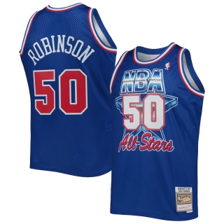 Men's Western Conference David Robinson Mitchell & Ness Royal Hardwood Classics 1992 NBA All-Star Game Swingman Jersey