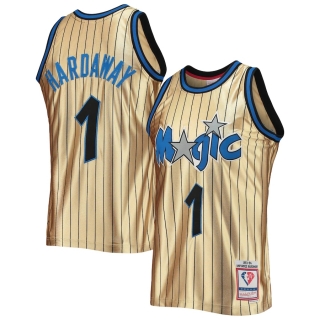 Men's Orlando Magic Penny Hardaway Gold Mitchell & Ness 75th Anniversary 1993-94 Hardwood Classics Swingman Jersey