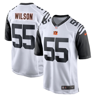Men's Cincinnati Bengals Logan Wilson Nike White Alternate Game Player Jersey