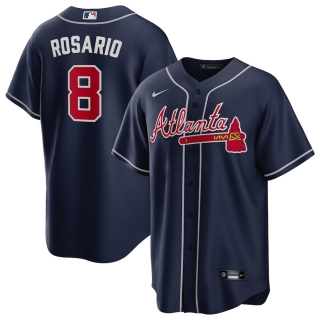 Men's Atlanta Braves Eddie Rosario Nike Navy Alternate Replica Player Jersey