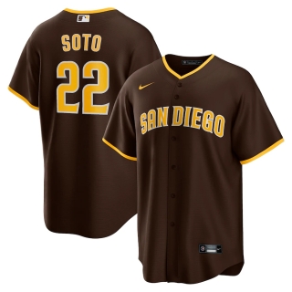 Men's San Diego Padres Juan Soto Nike Brown Road Replica Player Jersey