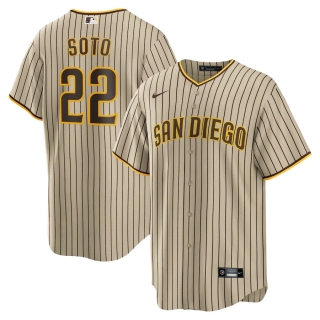 Men's San Diego Padres Juan Soto Nike Tan Brown Alternate Replica Player Jersey