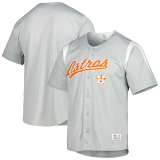 Men's Houston Astros Stitches Gray Chase Jersey