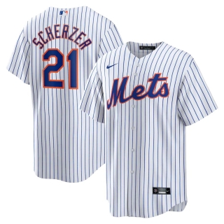 Men's New York Mets Max Scherzer Nike White Home Replica Player Jersey