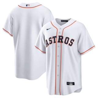 Men's Houston Astros Nike White Home Blank Replica Jersey