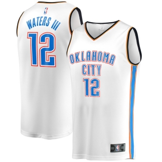 Men's Oklahoma City Thunder Lindy Waters III Fanatics Branded White Fast Break Player Jersey - Association Edition