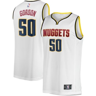 Men's Denver Nuggets Aaron Gordon Fanatics Branded White Fast Break Player Jersey - Association Edition