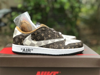 Authentic Air jordan1 Low TS LV