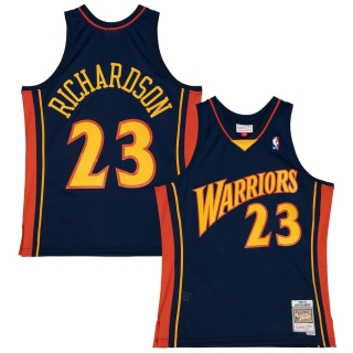 Men's Golden State Warriors Jason Richardson Mitchell & Ness Blue 2002-03 Swingman Jersey