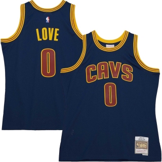 Men's Cleveland Cavaliers Kevin Love Mitchell & Ness Navy Hardwood Classics Swingman Jersey