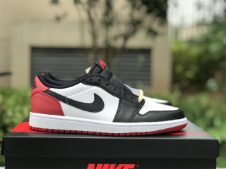 Authentic Air Jordan 1 Low OG “Black Toe”