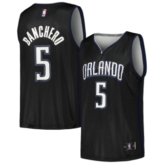Men's Orlando Magic Paolo Banchero Fanatics Branded Black 2022-23 Fastbreak Jersey - City Edition