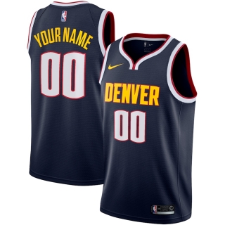 Men's Denver Nuggets Nike Navy 2022-23 Swingman Custom Jersey - Icon Edition