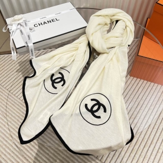 Chanel scarf 200X70cm 70羊绒 30真丝 E27 (9)_1428158