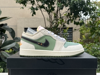Authentic Air Jordan 1 Low Craft SE “Light Olive”