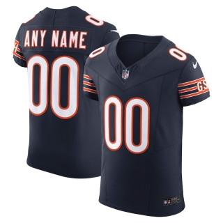 Men's Chicago Bears Nike Navy Vapor FUSE Elite Custom Jersey