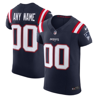 Men's New England Patriots Nike Navy Vapor FUSE Elite Custom Jersey