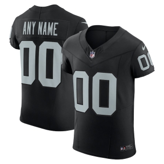 Men's Las Vegas Raiders Nike Black Vapor FUSE Elite Custom Jersey