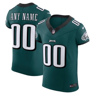 Men's Philadelphia Eagles Nike Midnight Green Vapor FUSE Elite Custom Jersey