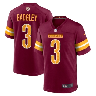 Men's Washington Commanders Michael Badgley Nike Burgundy Game Jersey