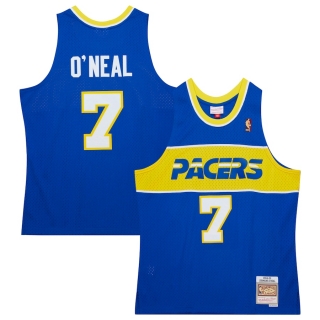 Men's Indiana Pacers Jermaine O'Neal Mitchell & Ness Royal Hardwood Classics Swingman Jersey