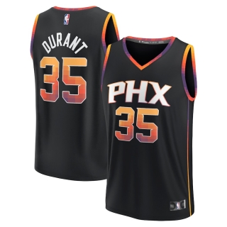 Men's Phoenix Suns Kevin Durant Fanatics Branded Black 2022-23 Fast Break Replica Jersey - Statement Edition