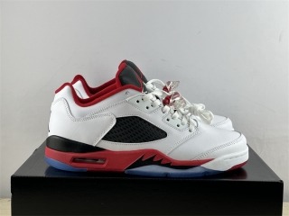 Authentic Air Jordan 5 Low “Fire Red”