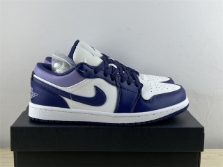 Authentic Air Jordan 1 Low “Sky J Purple”