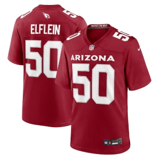 Men's Arizona Cardinals Pat Elflein Nike Cardinal Team Game Jersey