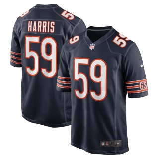 Men's Chicago Bears Jalen Harris Nike Navy Team Game Jersey