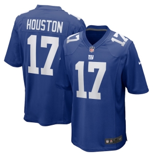 Men's New York Giants Dennis Houston Nike Royal Team Game Jersey