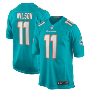 Men's Miami Dolphins Cedrick Wilson Jr Nike Aqua Team Game Jersey