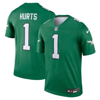 Men's Philadelphia Eagles Jalen Hurts Nike Kelly Green Alternate Legend Player Jersey