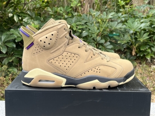 Authentic Air Jordan 6 Gore-Tex “Brown Kelp”
