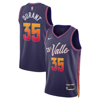 Unisex Phoenix Suns Kevin Durant Nike Purple 2023-24 Swingman Jersey - City Edition